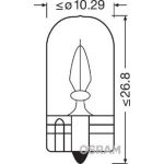 2841-02B W3W OSRAM 24V 3W W2.1x9.5d