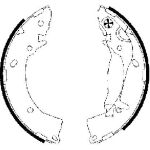 Bremsbacken Hyundai Getz 02- Mit Abs 91063300 Bremsbacken Hyundai Getz 02- Mit Abs 91063300