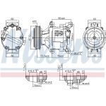 Nissens Klimakompressor PKW 890079 Nissens Klimakompressor PKW 890079