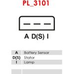 AS-PL Lichtmaschinenregler ARE9011 AS-PL Lichtmaschinenregler ARE9011