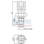 Nissens Kühlmitteltemperatursensor 207043 Nissens Kühlmitteltemperatursensor 207043