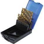 BGS Spiralbohrer-Satz HSS titan-nitriert 1 - 10 mm 19-tlg 2013 BGS Spiralbohrer-Satz HSS titan-nitriert 1 - 10 mm 19-tlg 2013