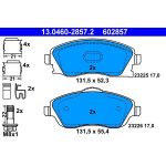 ATE Bremsbelagsatz Opel Vorderachse Corsa C/Combo 01 13.0460-2857.2 ATE Bremsbelagsatz Opel Vorderachse Corsa C/Combo 01 13.0460-2857.2