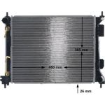 MAHLE Kühler, Motorkühlung CR 2269 000S MAHLE Kühler, Motorkühlung CR 2269 000S