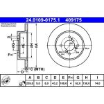 Bremsscheibe Suzuki T. Swift 1.2/1.3 Ddis 10 24.0109-0175.1 Bremsscheibe Suzuki T. Swift 1.2/1.3 Ddis 10 24.0109-0175.1