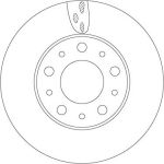 40 481 105 Bremsscheibe VA DF6918S 40 481 105 Bremsscheibe VA DF6918S