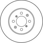 TRW Bremsscheibe DF2717 TRW Bremsscheibe DF2717