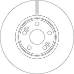 72 481 070 Bremsscheibe VA DF6233S 72 481 070 Bremsscheibe VA DF6233S