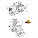NRF Thermostat, Kühlmittel 725032 NRF Thermostat, Kühlmittel 725032