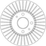 TRW Bremsscheibe Vorderachse DF6693 TRW Bremsscheibe Vorderachse DF6693