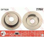 94 482 014 Bremsscheibe HA DF7928 94 482 014 Bremsscheibe HA DF7928