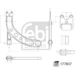 Lenker, Radaufhängung 177837 Lenker, Radaufhängung 177837