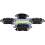 Japanparts Bremsbeläge PA-0076AF Japanparts Bremsbeläge PA-0076AF