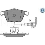 Bremsbelagsatz, Scheibenbremse 025 240 2120/PD Bremsbelagsatz, Scheibenbremse 025 240 2120/PD