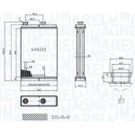 Magneti Marelli Heizungswärmetauscher 350218065000 Magneti Marelli Heizungswärmetauscher 350218065000