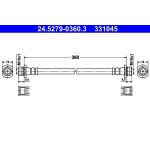 ATE Bremsschlauch 24.5279-0360.3 ATE Bremsschlauch 24.5279-0360.3