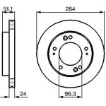 Bosch Bremsscheibe Vorderachse 0 986 479 020 Bosch Bremsscheibe Vorderachse 0 986 479 020