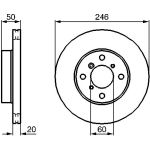 Bosch Bremsscheibe Vorderachse 0 986 478 841 Bosch Bremsscheibe Vorderachse 0 986 478 841