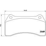 BREMBO Bremsklötze VA P 36 014 BREMBO Bremsklötze VA P 36 014