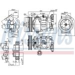 Nissens Klimakompressor PKW 890044 Nissens Klimakompressor PKW 890044