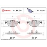 BREMBO Bremsklötze VA P 06 047 BREMBO Bremsklötze VA P 06 047