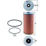 OX 92D MAHLE Ölfilter OX 92D, Filtereinsatz, Höhe 153 mm – u. a. für Mercedes-Benz E-Klasse (W124), S-Klasse (W140), SL (R129) – OE Nummer 0011849025 - l