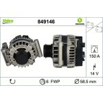 Valeo Lichtmaschine 849146 Valeo Lichtmaschine 849146