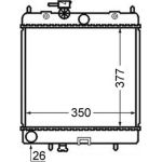 MAHLE Kühler, Motorkühlung CR 760 000S MAHLE Kühler, Motorkühlung CR 760 000S