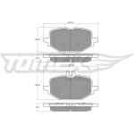 TOMEX brakes Bremsbelagsatz, Scheibenbremse TX 60-53 TOMEX brakes Bremsbelagsatz, Scheibenbremse TX 60-53