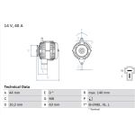 Bosch Lichtmaschine 0 986 037 271 Bosch Lichtmaschine 0 986 037 271