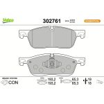 Valeo Bremsbelagsatz 302761 Valeo Bremsbelagsatz 302761
