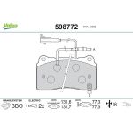 VALEO Bremsbeläge 598772 VALEO Bremsbeläge 598772