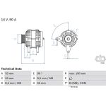 Lichtmaschine 0 986 046 440