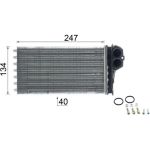 Wärmetauscher, Innenraumheizung AH 88 000P Wärmetauscher, Innenraumheizung AH 88 000P