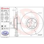 52 481 041 Bremsscheibe VA 09.A773.11 52 481 041 Bremsscheibe VA 09.A773.11