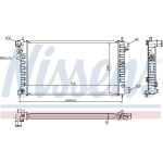 Nissens Wasserkühler PKW 63576A Nissens Wasserkühler PKW 63576A