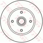 TRW Bremsscheibe DF1691 TRW Bremsscheibe DF1691