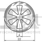FA1 Befestigungsclip Zier-/Schutzleiste 13-40025.10 FA1 Befestigungsclip Zier-/Schutzleiste 13-40025.10