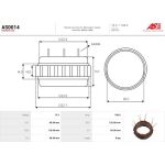 Sensor, Ansauglufttemperatur AS0014 Sensor, Ansauglufttemperatur AS0014