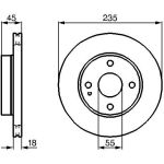 Bremsscheibe VA 0 986 478 241 Bremsscheibe VA 0 986 478 241