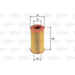 Valeo Luftfilter 585614 Valeo Luftfilter 585614