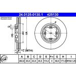 ATE Bremsscheibe 24.0125-0130.1