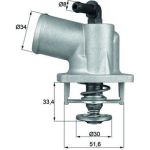 Integralthermostat mit Dichtung TI 55 92D Integralthermostat mit Dichtung TI 55 92D