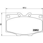 BREMBO Bremsklötze VA P 83 006 BREMBO Bremsklötze VA P 83 006