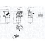 MAGNETI MARELLI Wischermotor 064043803010 MAGNETI MARELLI Wischermotor 064043803010