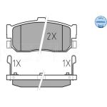 Bremsbelagsatz Nissan T. Almera 98- Mit Sensor 025 217 1316/W Bremsbelagsatz Nissan T. Almera 98- Mit Sensor 025 217 1316/W