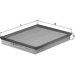 MAHLE Luftfilter LX 876 MAHLE Luftfilter LX 876