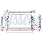 Nissens Wasserkühler PKW 63115A Nissens Wasserkühler PKW 63115A