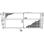 MAHLE Kühler, Motorkühlung CR 440 000S MAHLE Kühler, Motorkühlung CR 440 000S