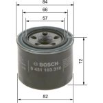 Bosch Ölfilter 0 451 103 316 Bosch Ölfilter 0 451 103 316